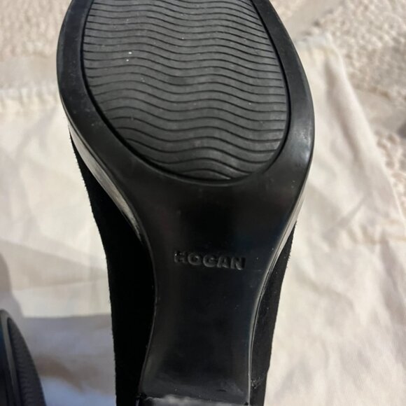 Hogan Ankle Boots in Black Suede 7.5 - Picture 8 of 10